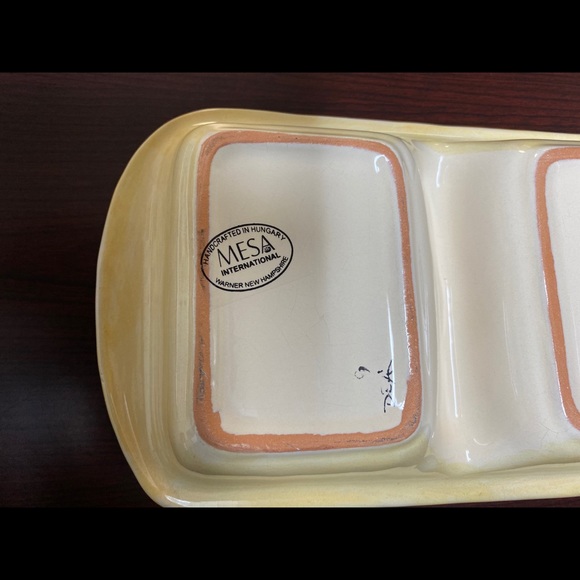 Mesa Int’l 3 Section serving platter - Picture 3 of 4